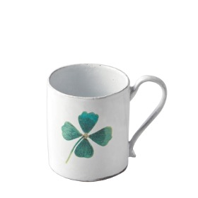 [John Derian] 4 Leaves Clover Mug