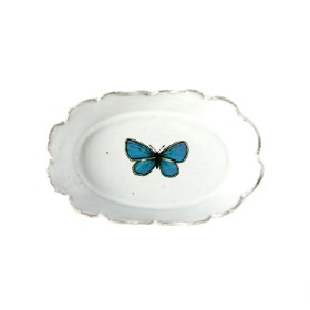 [John Derian] Dark Blue Butterfly Dish