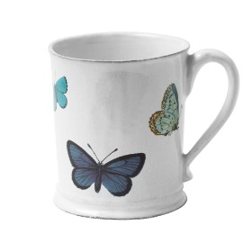 [John Derian] Small Adonis Blue Butterfly Mug