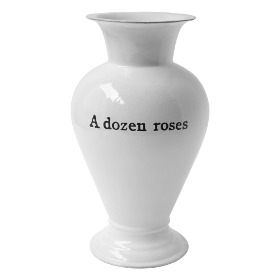 [John Derian] A dozen roses Vase