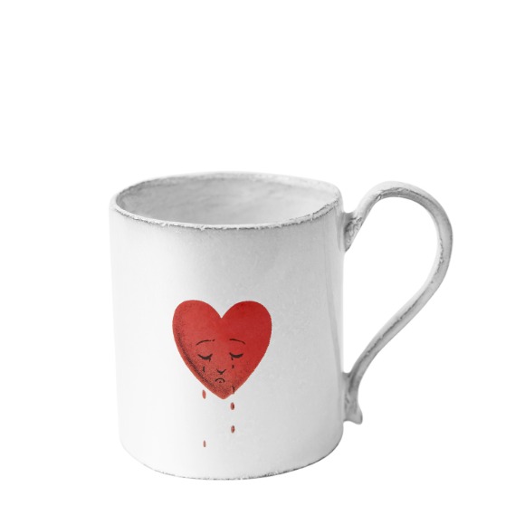 [John Derian] Crying Heart Mug