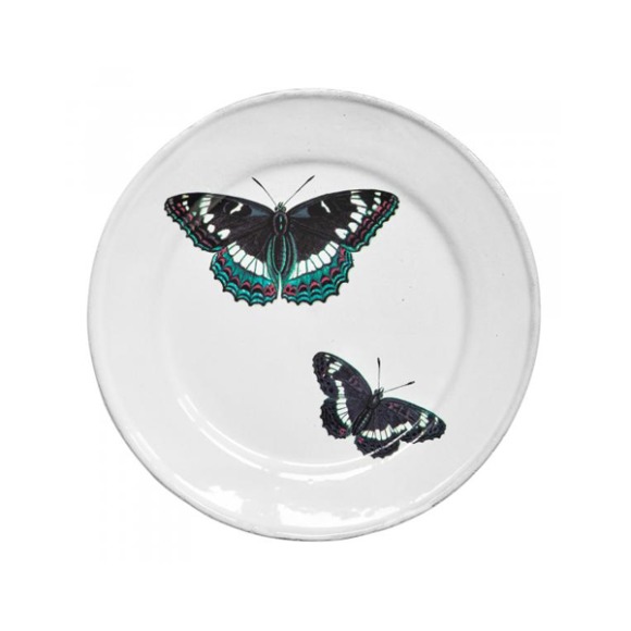 [John Derian] Two Flying Butterflies Plate